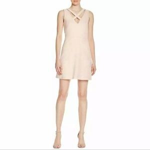 𝅺wayf Faux Suede Criss Cross Sleeveless Dress Sz XS